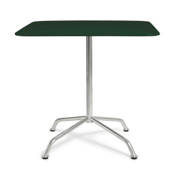 Haefeli Gartentisch viereckig Embru-Tannengruen-80 x 80 cm